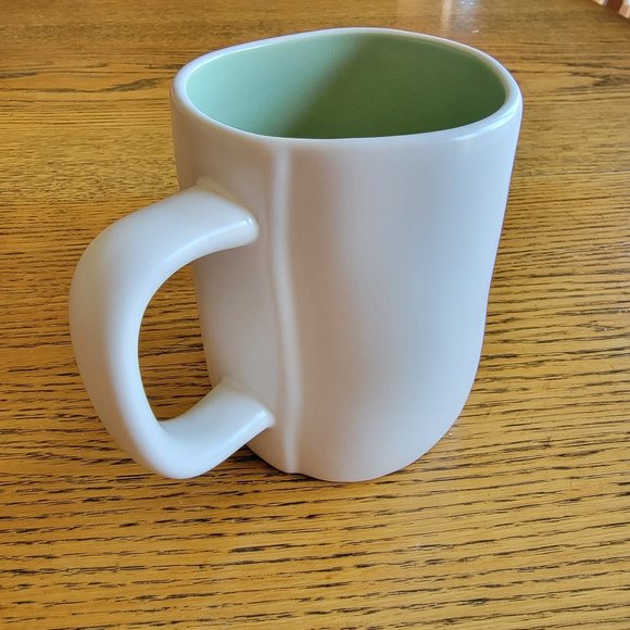 Rae Dunn Mug White Green Fall Y'All Autumn Farmhou - Picture 3 of 6